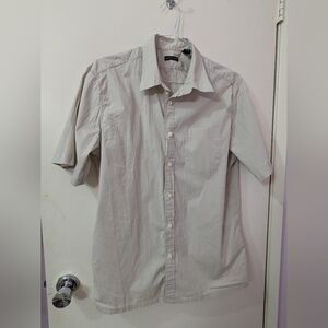 Men's short sleeve structure shirt size large